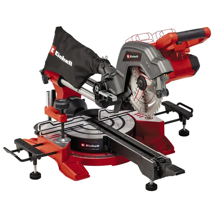 Einhell TE-MS 36/8 L Li Solo - Accu Radiaal-, Afkort-/Verstekzaag - Ø216 mm - Power X-Change