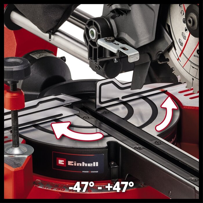 Einhell TE-MS 36/8 L Li Solo - Accu Radiaal-, Afkort-/Verstekzaag - Ø216 mm - Power X-Change