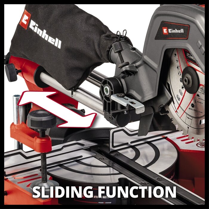 Einhell TE-MS 36/8 L Li Solo - Accu Radiaal-, Afkort-/Verstekzaag - Ø216 mm - Power X-Change