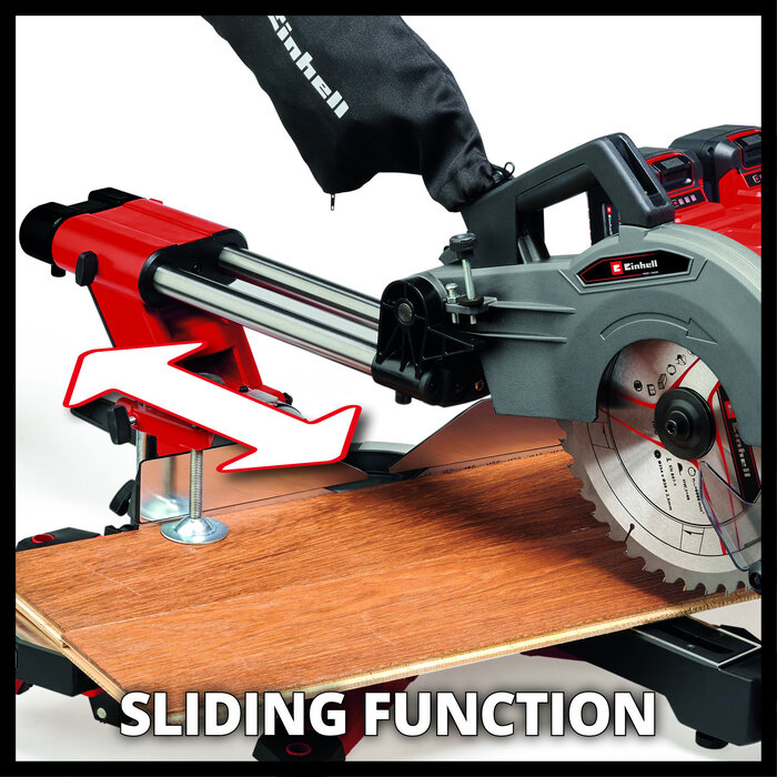 Einhell TE-SM 36/10 L Li Solo - Accu Radiaal-, Afkort-/Verstekzaag - Ø254 mm - Power X-Change