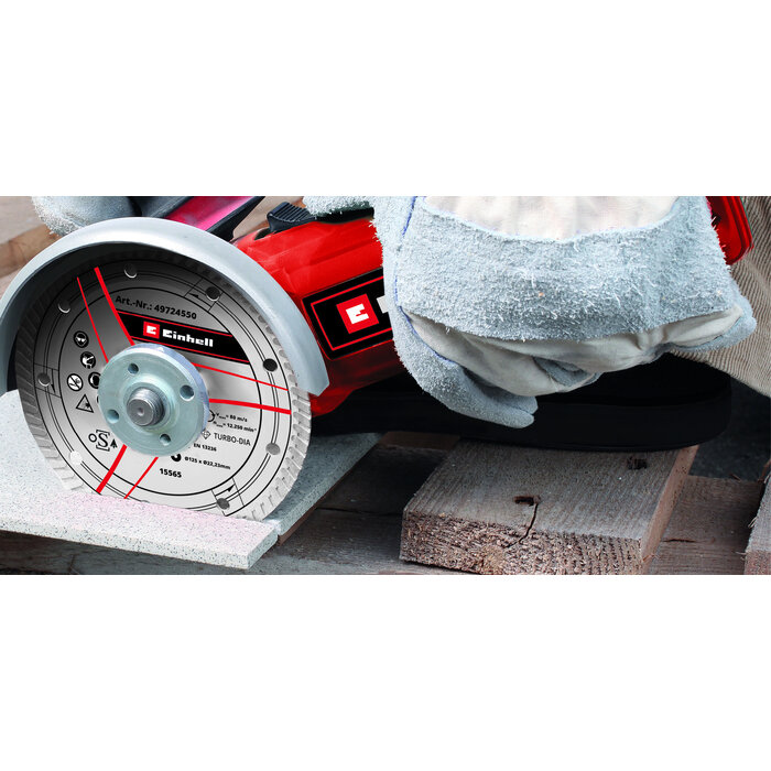 Einhell Diamantslijpschijf - 1 stuk - Ø125x22x1,2 mm