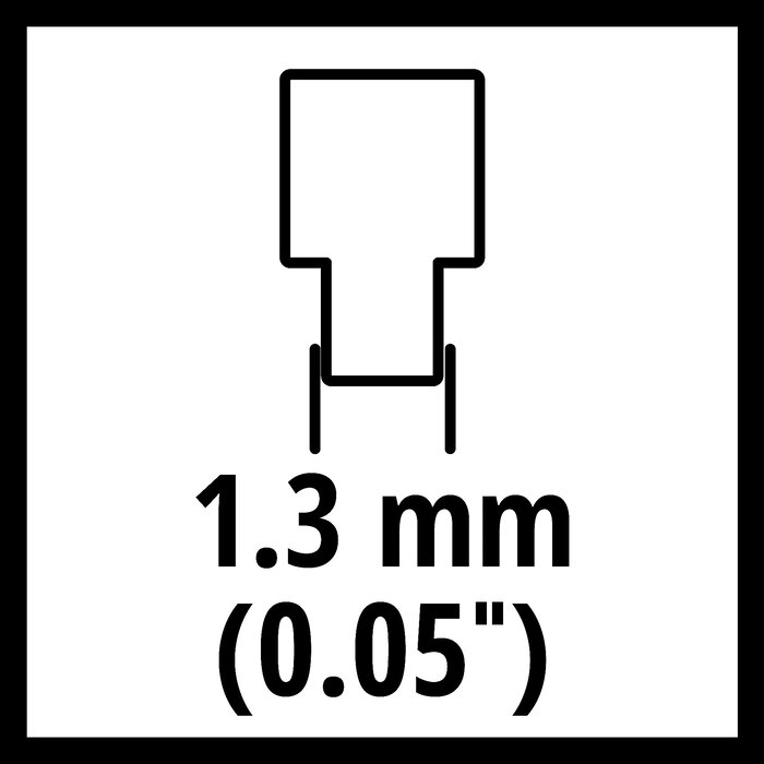 Einhell Ketting - 1 stuk - 35 cm / 52 schakels - Schakeldikte: 1,3 mm - Kettingsteek: 3/8"