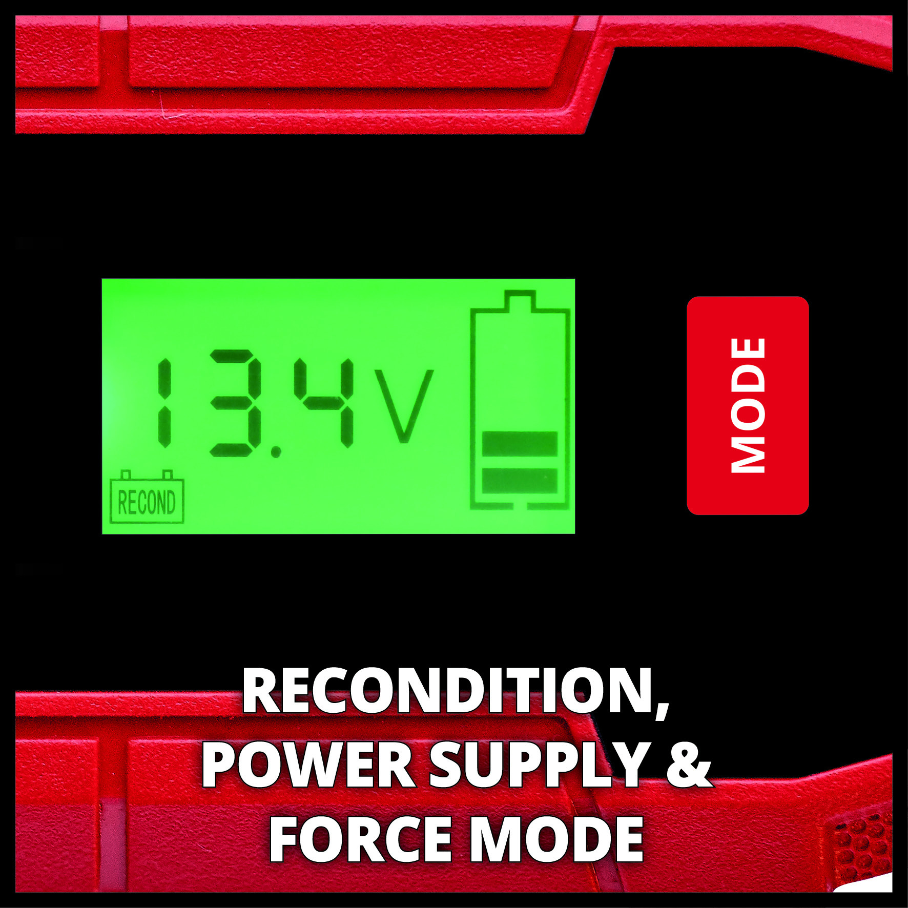 Einhell Cargador de baterías CE-BC 5 M LiFePO4 (Cargador de baterías de 12 V Inteligente con Control por microprocesador para los más Diversos Tipos de baterías, Corriente de Carga máx. 5 A