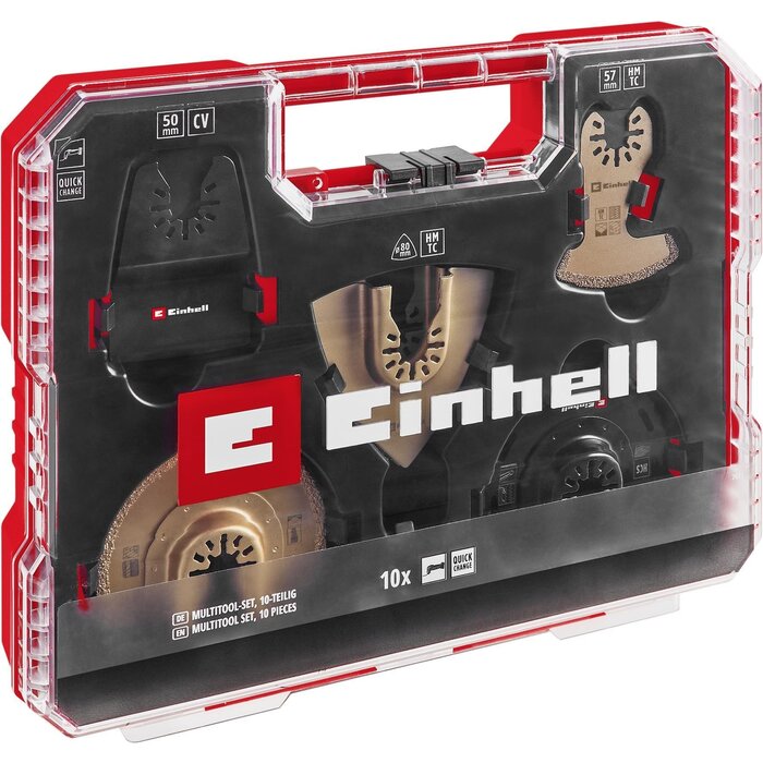 Einhell Multitoolset - 10-delig - XLPlus-Case