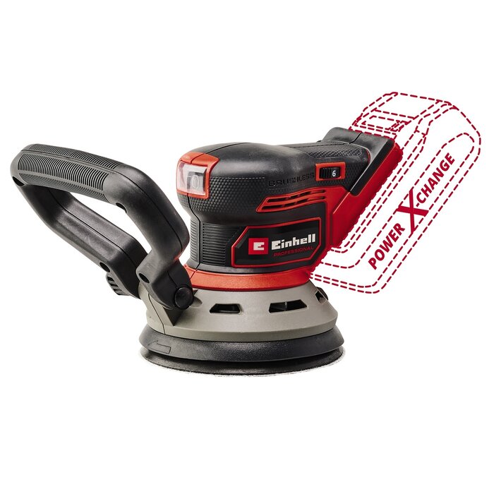 Einhell TP-RS 18/32 Li BL Solo - Accu Excentrische Schuurmachine - Ø125 mm - Power X-Change