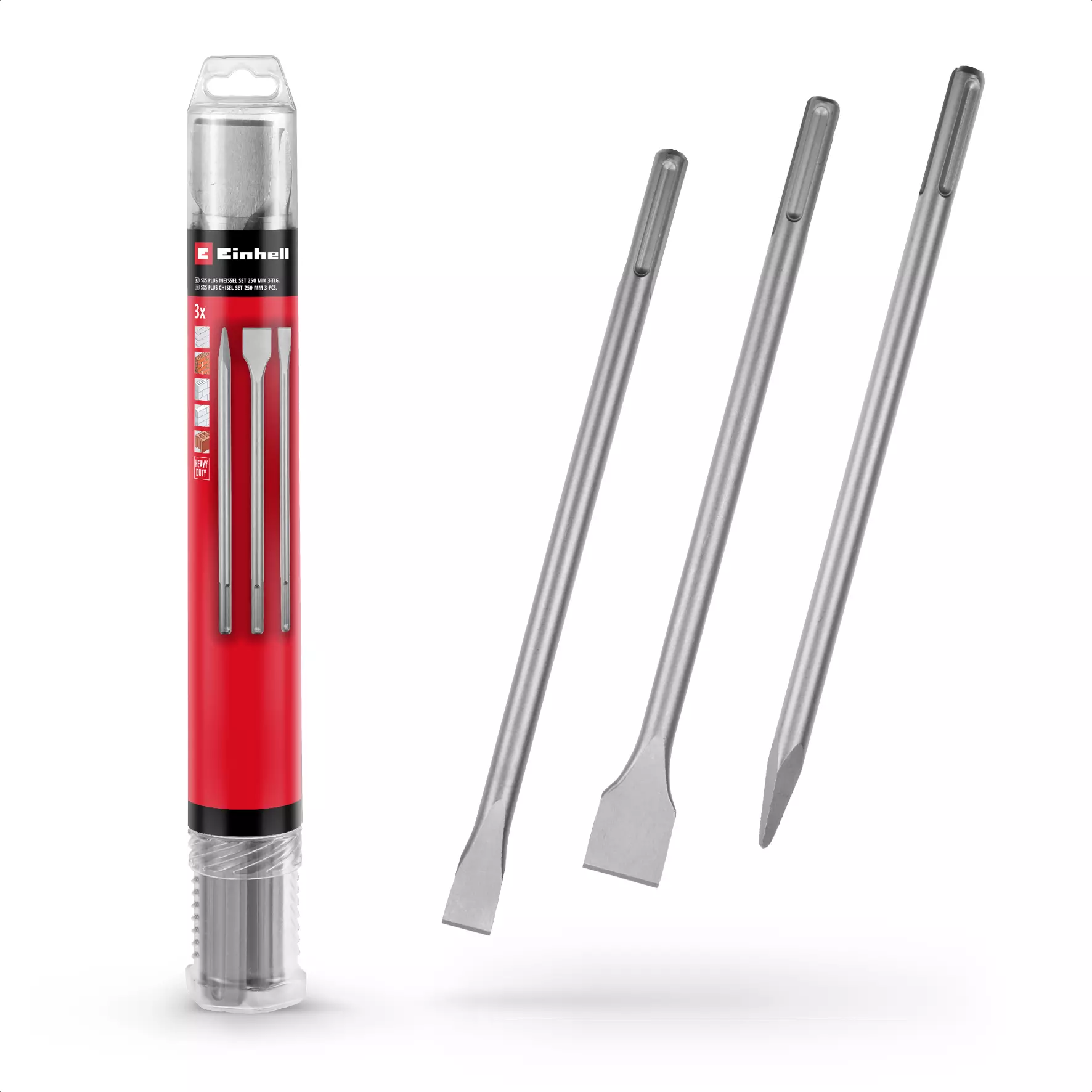 Einhell Beitelset - 3-delig - SDS-Max