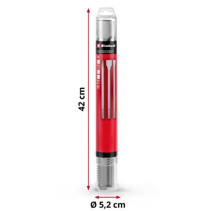Einhell Beitelset - 3-delig - SDS-Max
