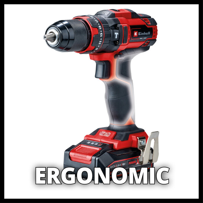 Einhell TE-CD 18/44 Li-i Kit 2.5 Ah - Accu Klopboor-/Schroefmachine - 1 accu - Power X-Change