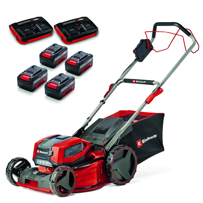 Einhell GP-CM 36/47 S Li BL Kit 4.0 Ah – Accu Grasmaaier – Ø47 cm – 4 accu's – Power X-Change