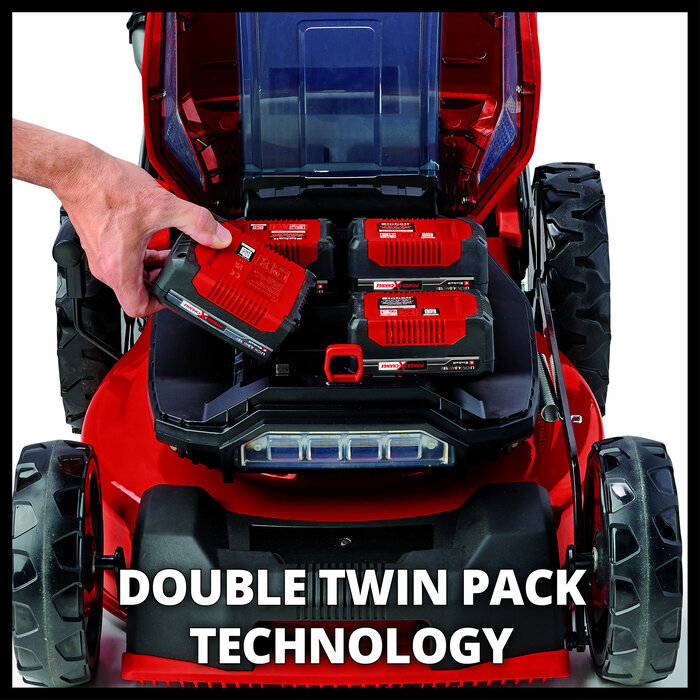Einhell GP-CM 36/47 S Li BL Kit 4.0 Ah – Accu Grasmaaier – Ø47 cm – 4 accu's – Power X-Change