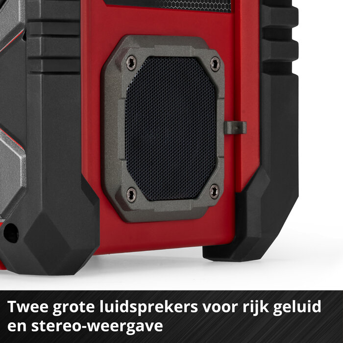 Einhell Bouwradio TE-CR 18 Li DAB+/FM/BT - Solo