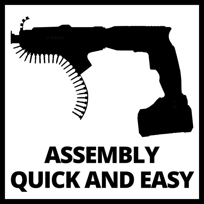 Einhell TP-DY 18 Li BL Solo + Magazijn - Accu Gipsplaatschroevendraaier - Power X-Change