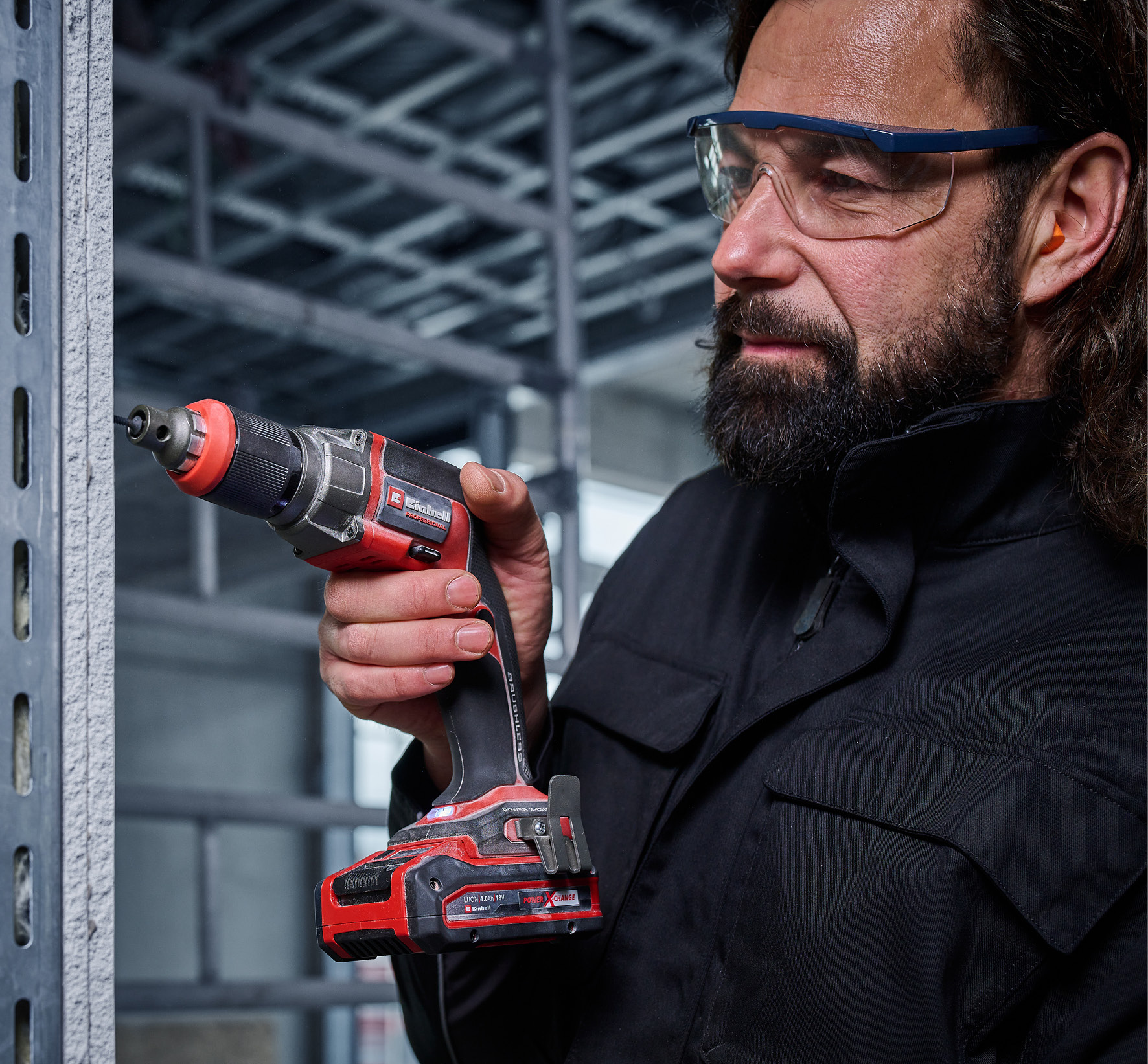 Einhell TP-DY 18 Li BL Solo + Magazijn - Accu Gipsplaatschroevendraaier - Power X-Change