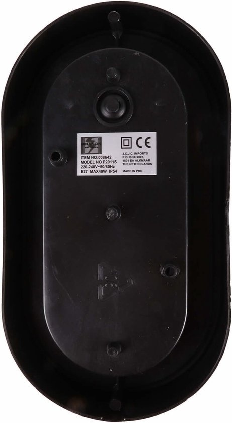 Benson Tools Bulleye lamp ovaal zwart