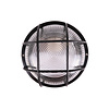 Bulleye lamp rond zwart