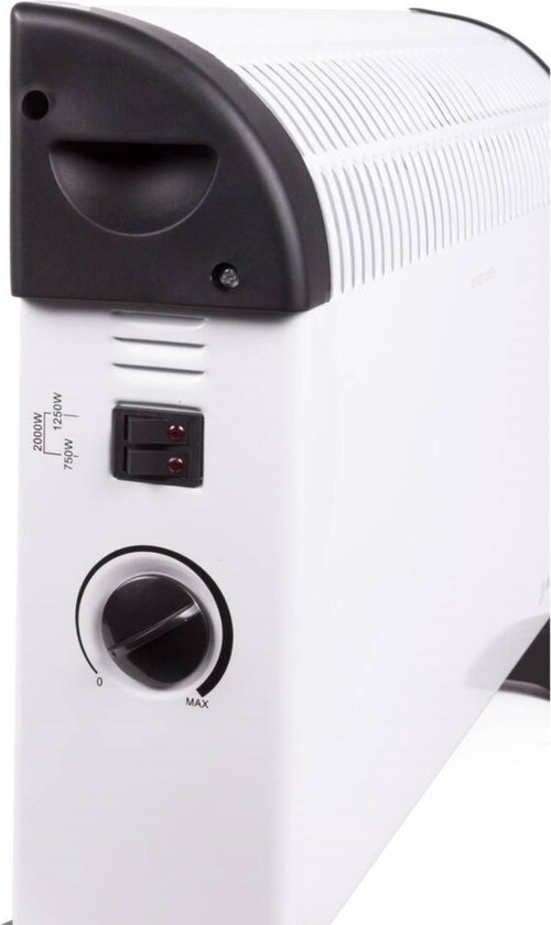 Benson Tools Heater convector 750/1250/2000W middel wit