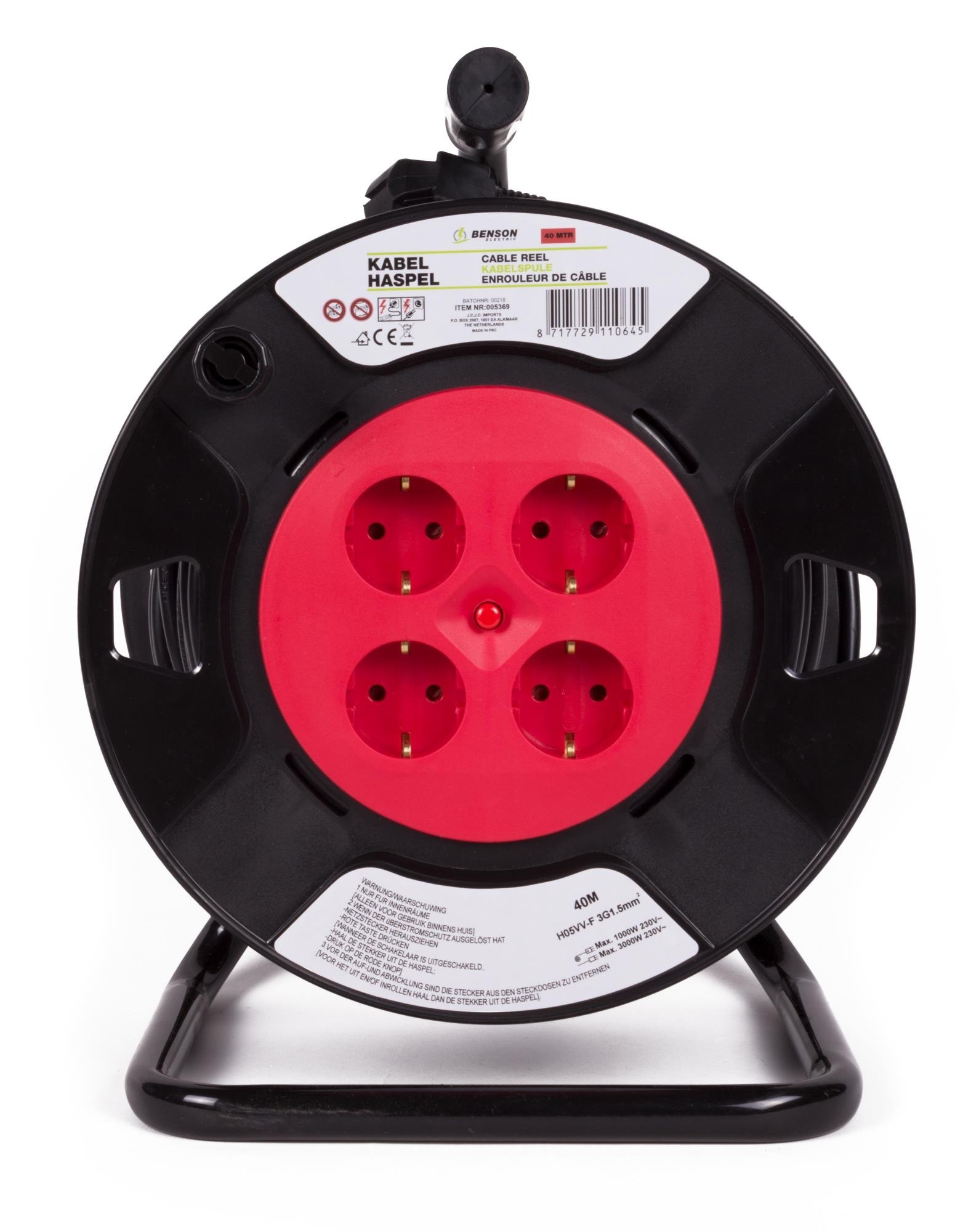 Benson Tools Benson Kabelhaspel 40 mtr