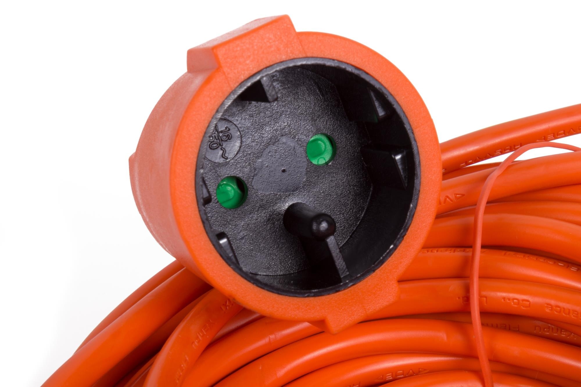 Benson Tools Verlengsnoer 2 x 1.0 20 mtr oranje