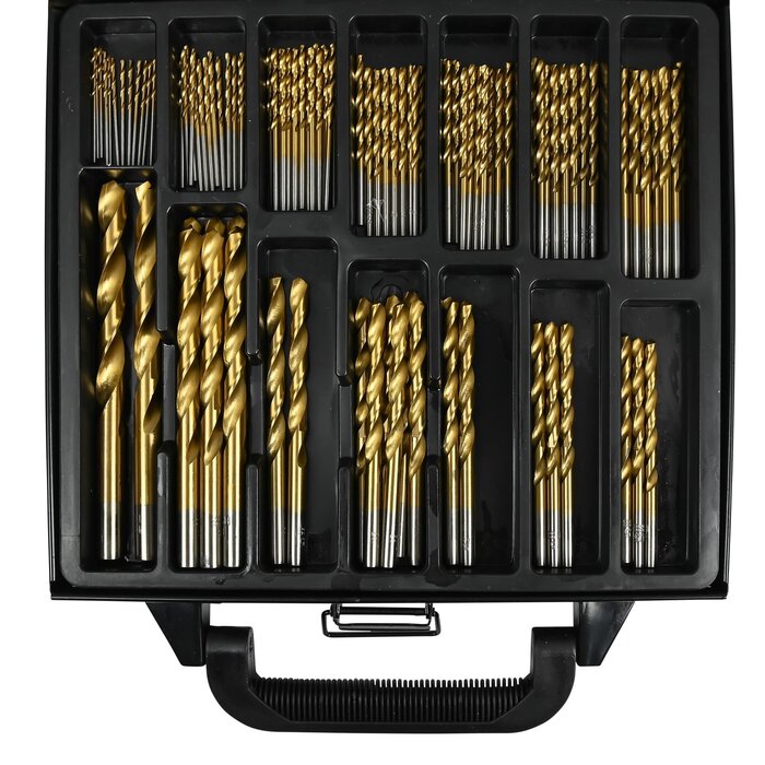 Benson Tools Benson Boorset 101 dlg HSS tita coated/koffer