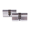 Euro profielcilinder 60 mm 2 dlg gelijksluitend