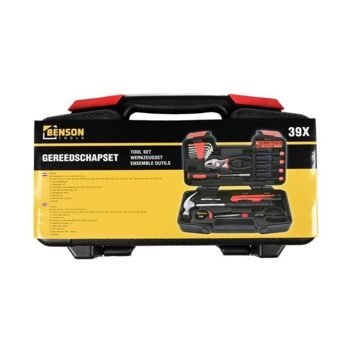 Benson Tools Benson Gereedschapset 39 dlg koffer