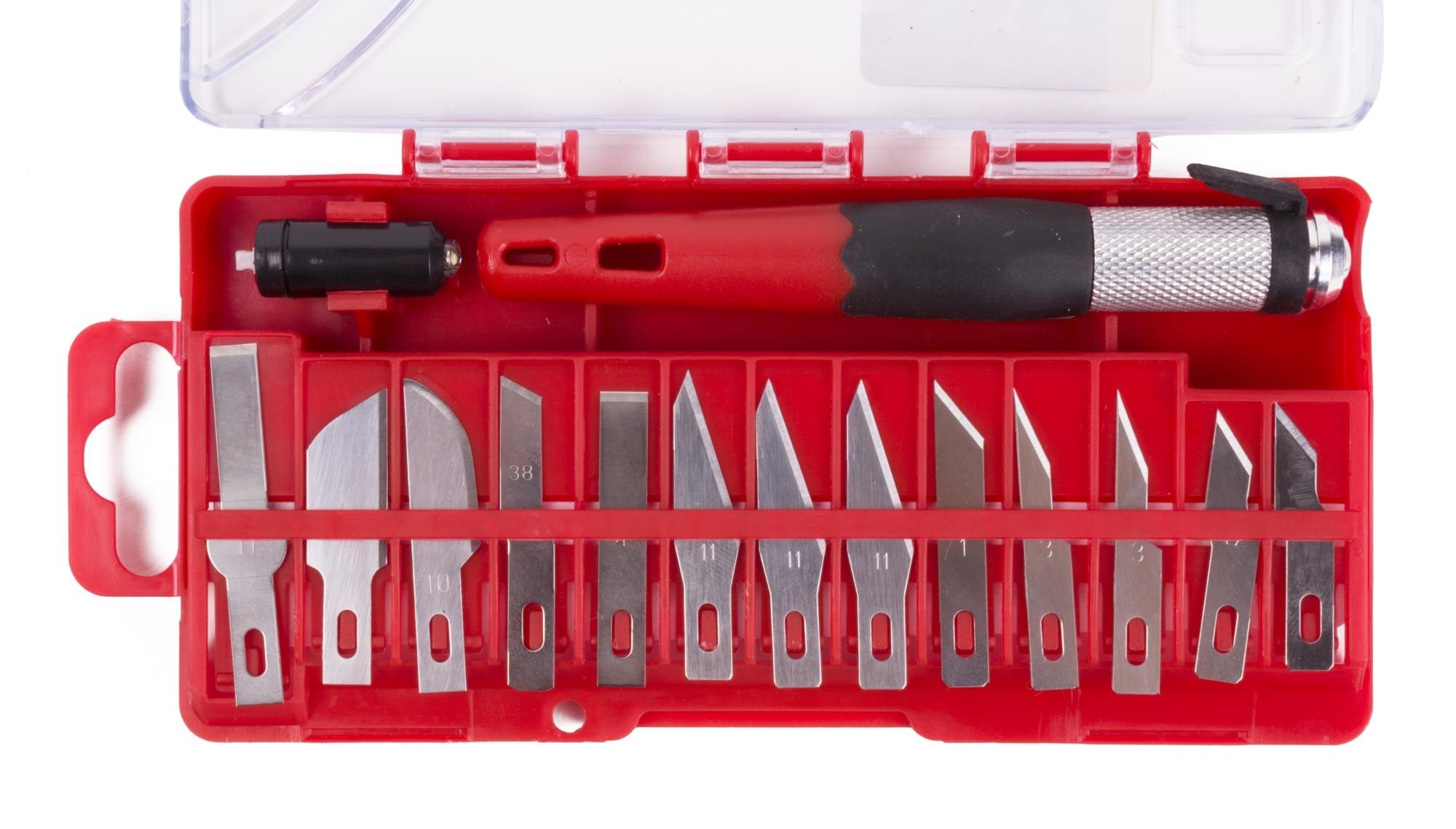 Benson Tools Precisie hobbymessen set met LED 15 dlg