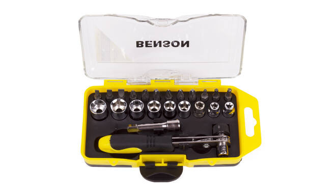 Benson Tools Benson Bit- doppenset 23 dlg + ratel