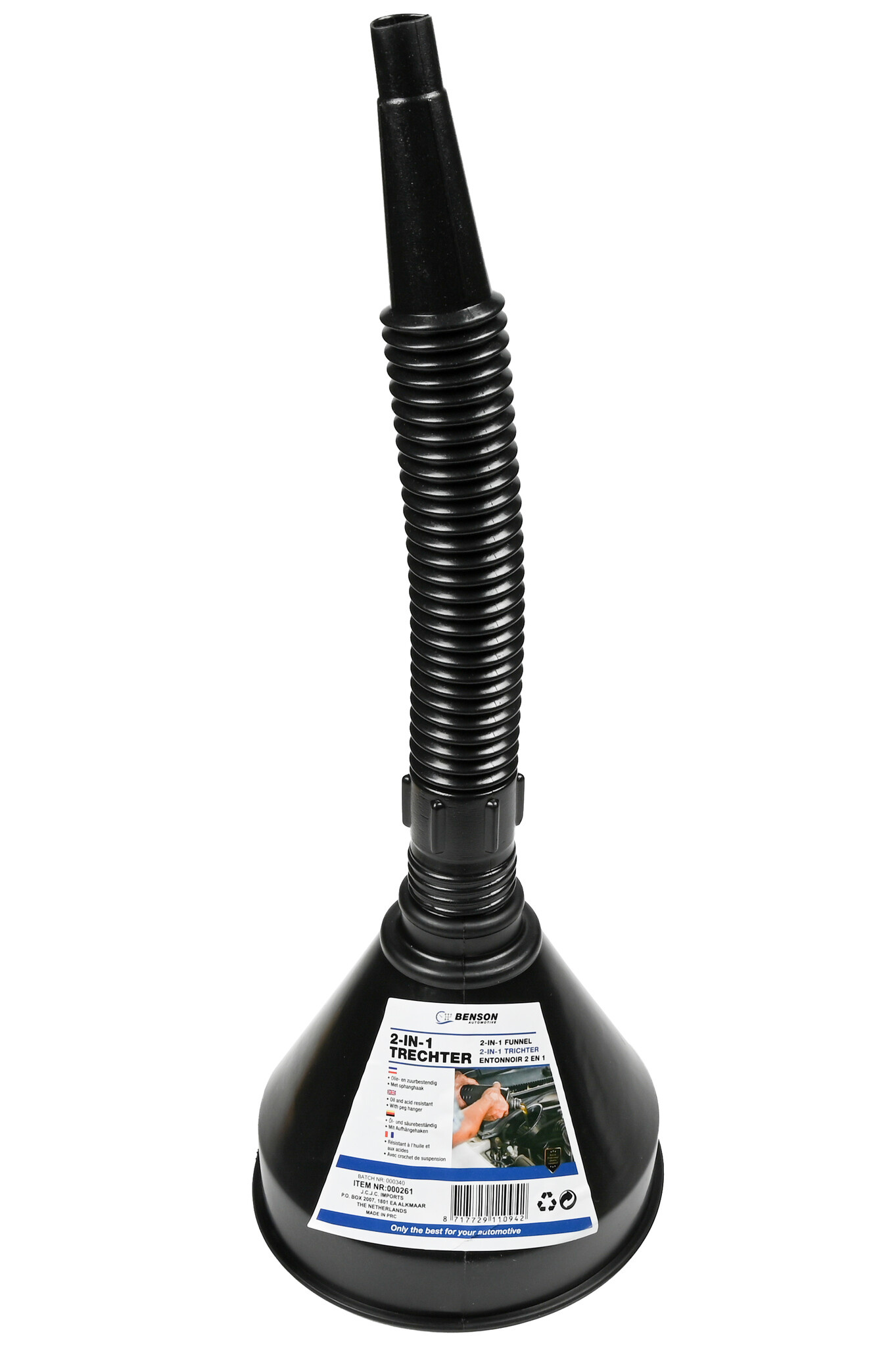 Benson Tools Trechterset 2-in-1 flexibel