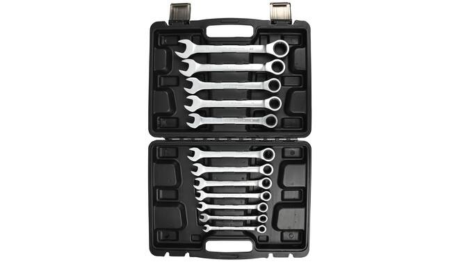 Benson Tools Ratel ring-steek sleutel 12 dlg + koffer