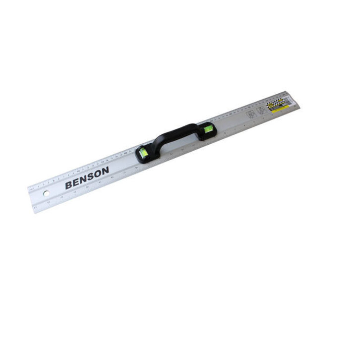 Benson Tools Liniaal 60 cm alu + waterpas met grip