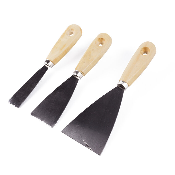 Benson Tools Benson Plamuurmessenset 3-delig – 30 mm, 50 mm, 80 mm