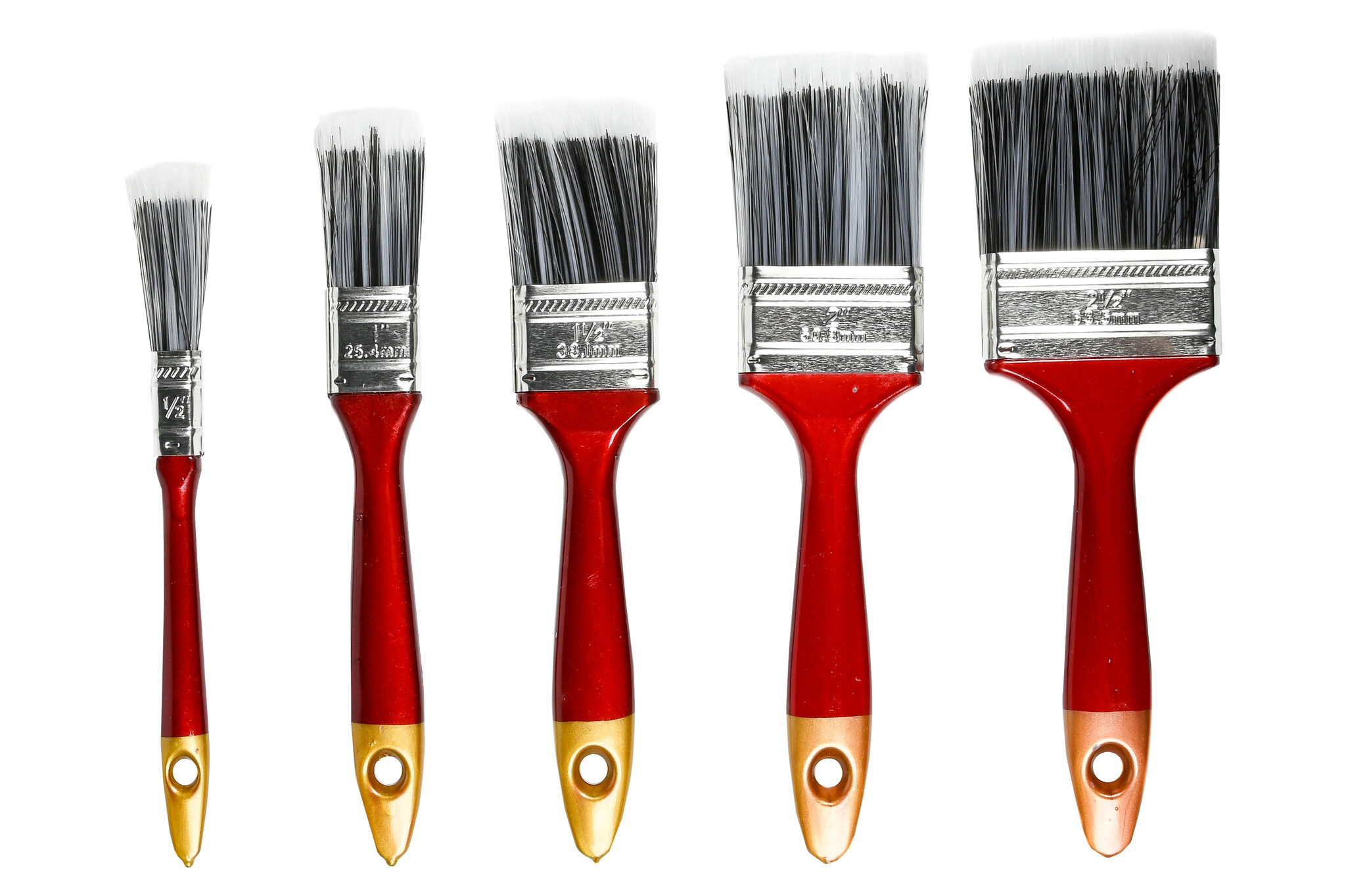 Benson Tools Benson Kwastenset Synthetisch 5-delig – Plat