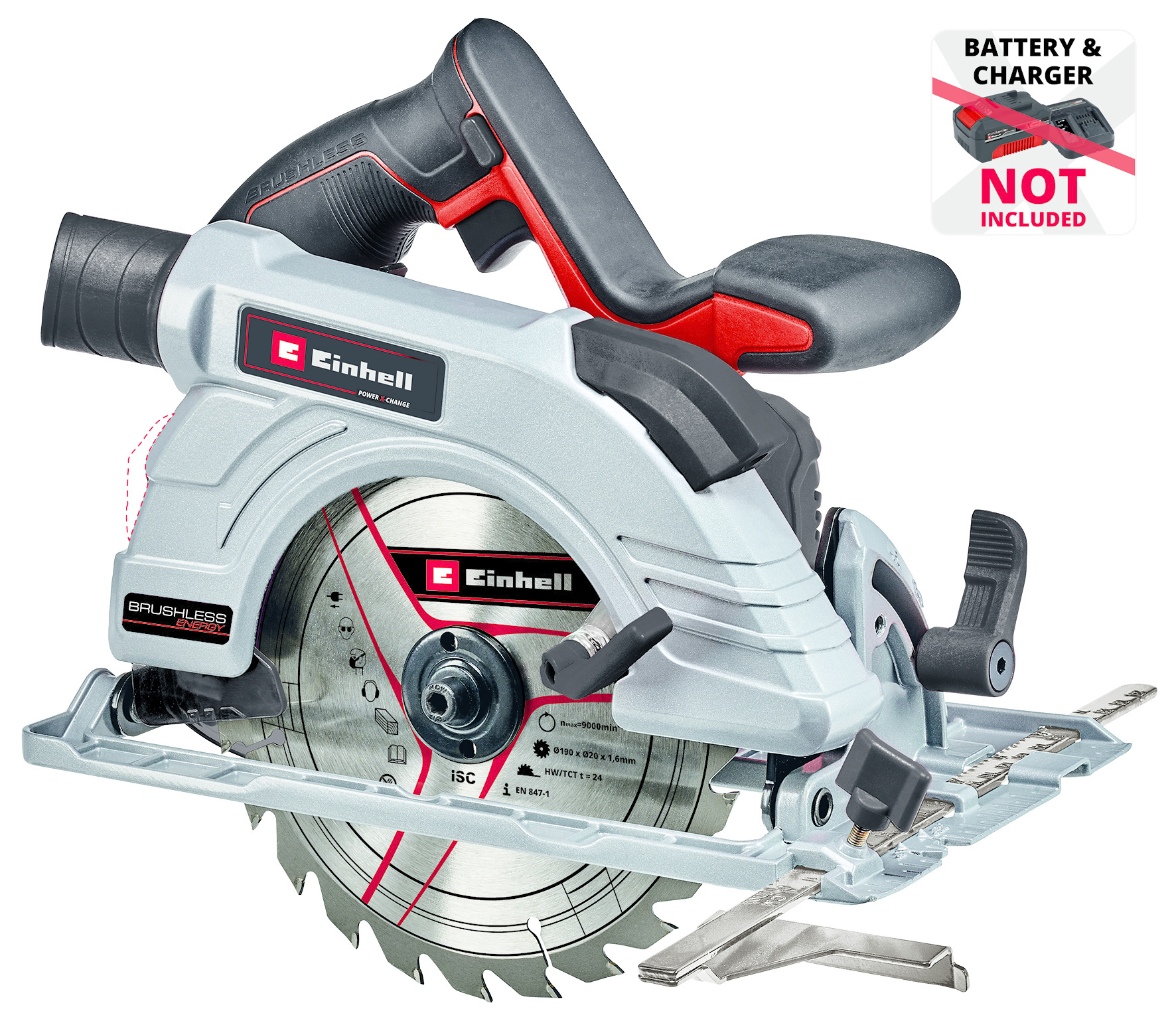 Einhell Accu Handcirkelzaag TP-CS 18/190 Li BL Solo