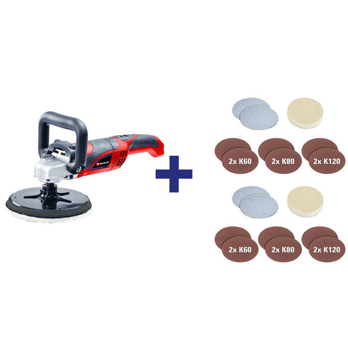 Einhell Polijst- en schuurmachine CC-PO 1100/1E - SET