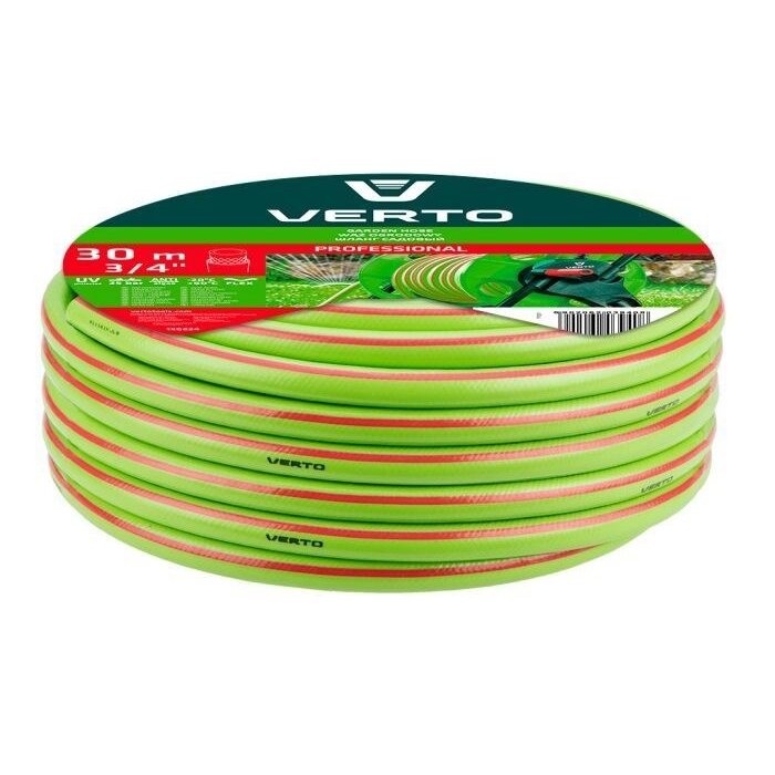 VERTO Professionele Tuinslang 3/4" – 30 meter