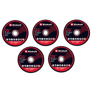 Einhell Slijpschijvenset 76 mm, 5-delig