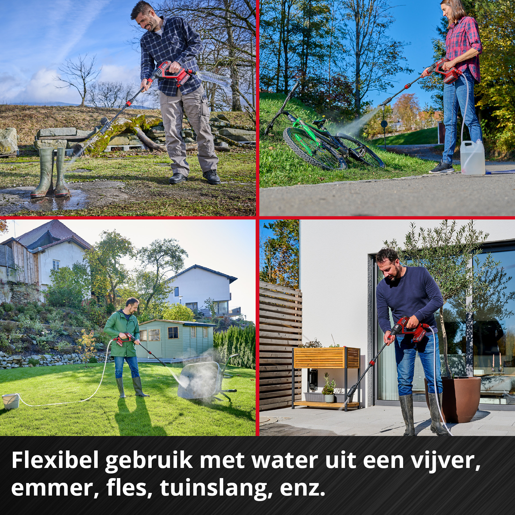 Einhell HYPRESSO 18/24-1 - Accu Hogedrukreiniger - PXC - SOLO