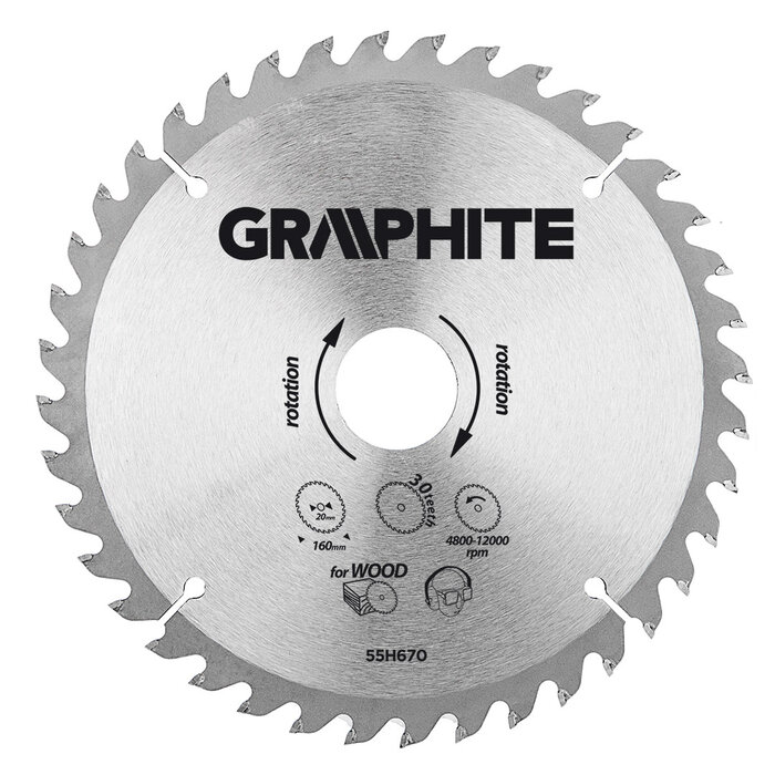 Graphite Graphite Zaagblad 160x20x2,0x30T