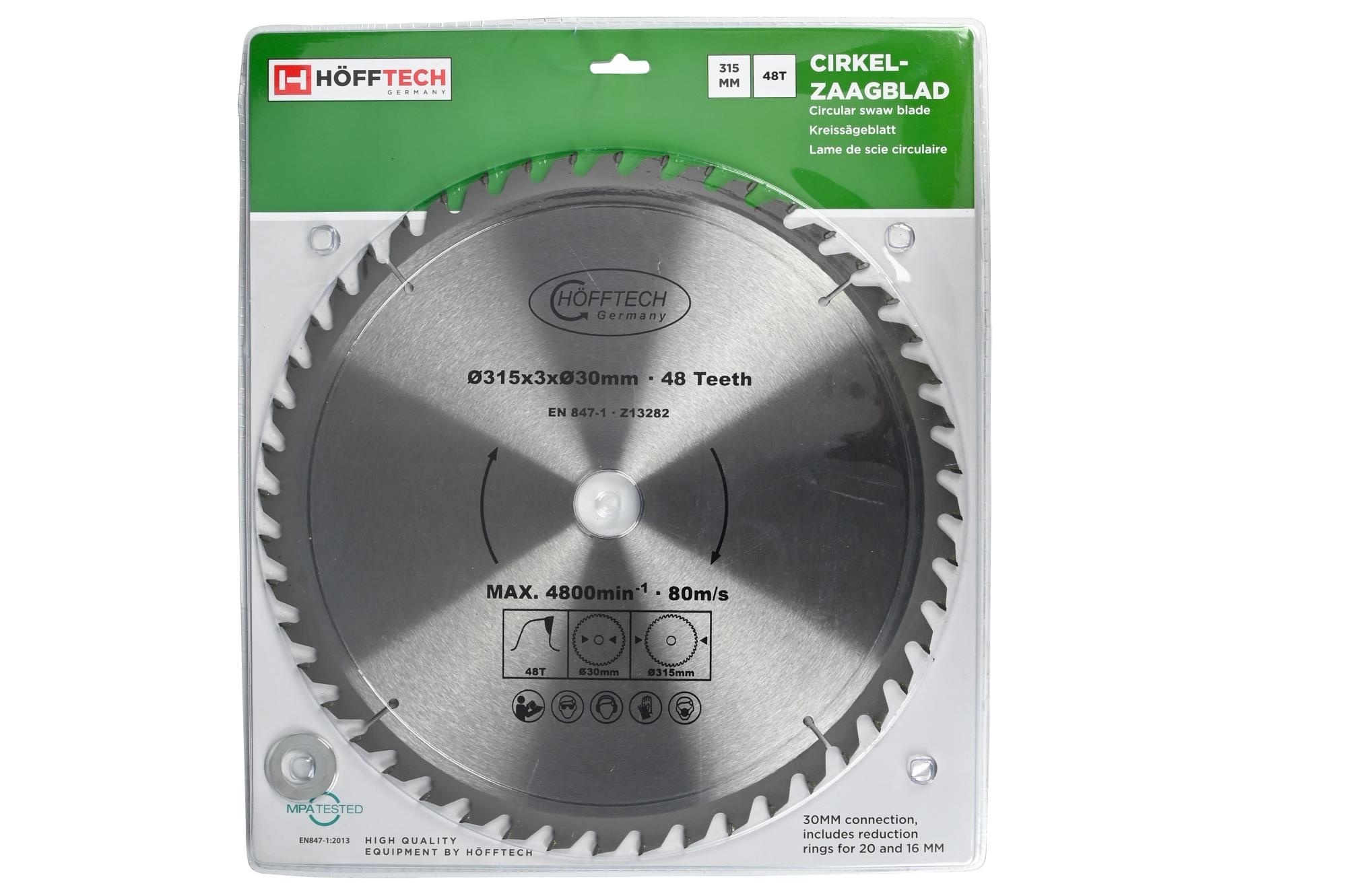 Hofftech Cirkelzaagblad 315 X 3.0 X 30MM 48T