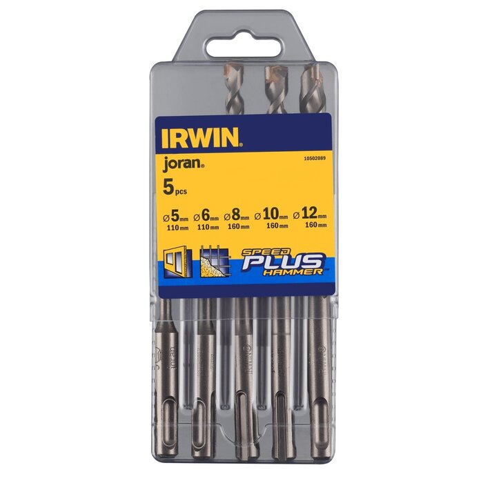 IRWIN SDS+ betonboren Set 5PCS 5/6/8/10/12mm