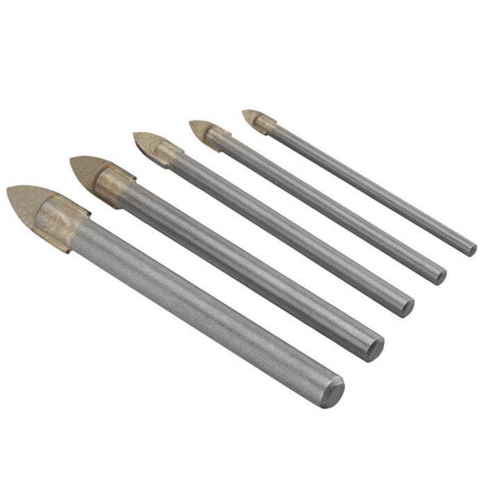 IRWIN Glas en tegel 5PCS Set: 4/5/6/8/11mm