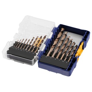 HSS Metaalboor 135° Cobalt, 15PCS Set: 1,5 tot 10,0mm