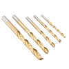 HSS Metaalboren 135° Titanium, 5PCS Set: 4/5/6/8/10mm