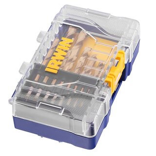 HSS Metaalboren 135° Titanium, 15PCS Set: 1,5 tot 10,0mm