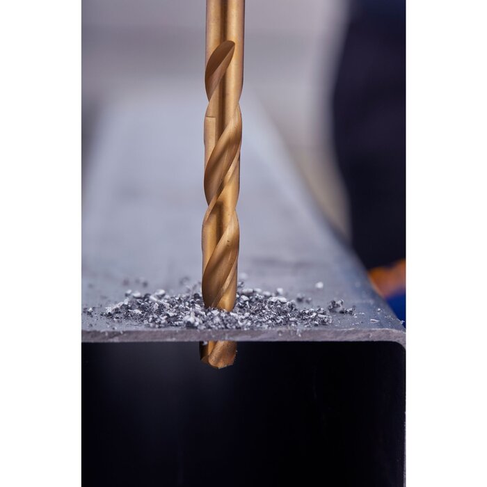 HSS Metaalboren 135° Titanium, 15PCS Set: 1,5 tot 10,0mm