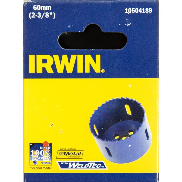 IRWIN Bi-Metalen gatzaag 60mm