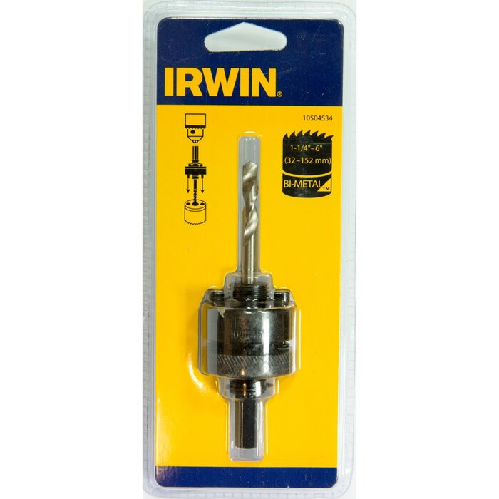 IRWIN Adaptor 9,5mm spankopdiameter, past in gatzagen 32-210mm