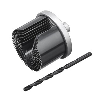 Set gatenzagen 7PCS voor hout 26, 32, 38, 45, 51, 57 en 64mm.