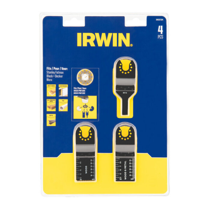 IRWIN Set Segmentzaagbladen 3PCS voor oscillerende multitools (universeel)
