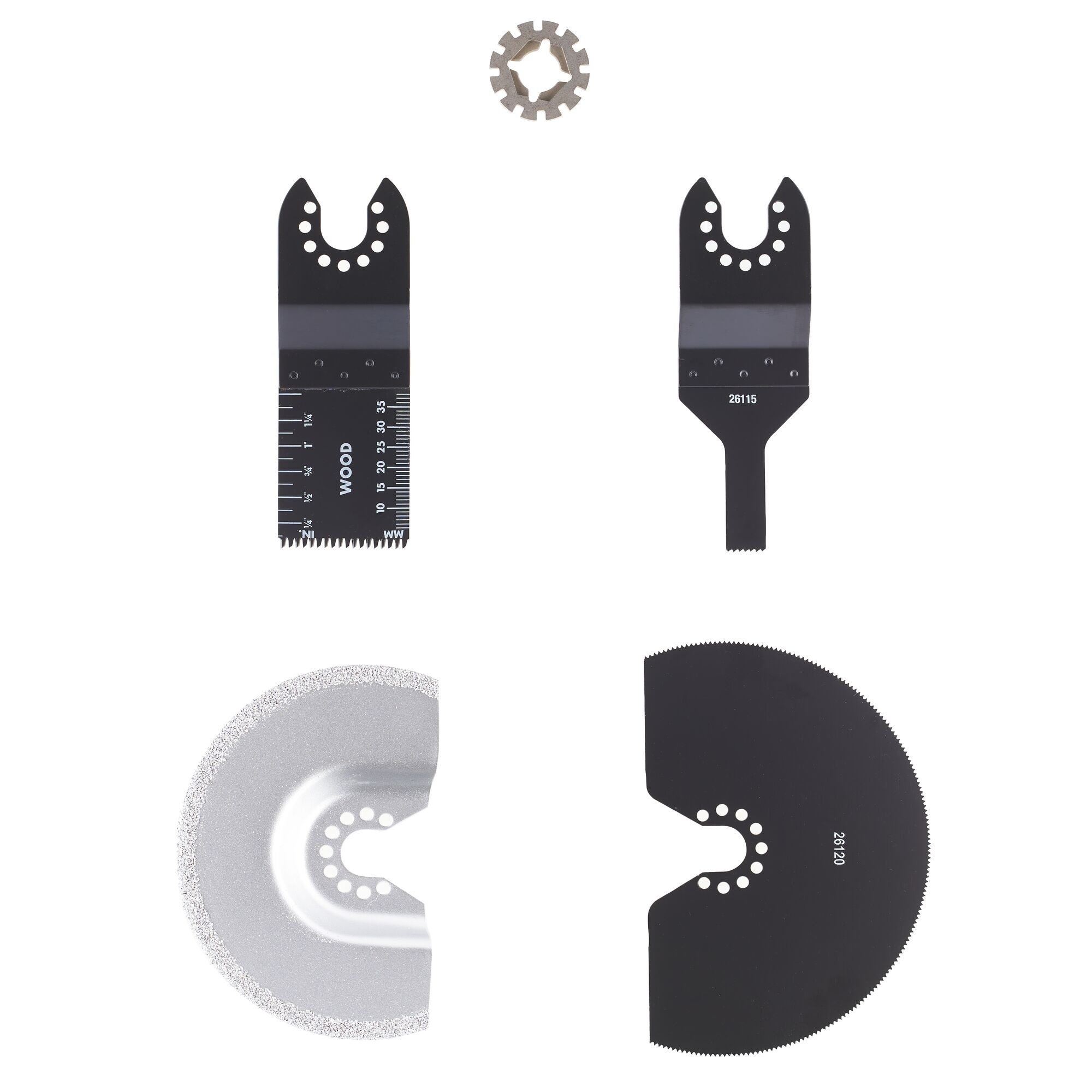 IRWIN Set Segmentzaagbladen 4PCS voor oscillerende multitools (universeel)